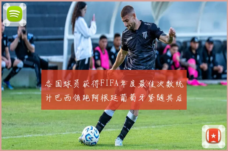 各国球员获得FIFA年度最佳次数统计巴西领跑阿根廷葡萄牙紧随其后